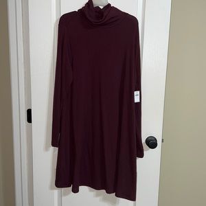 Turtleneck sweater dress. Size XL. NWT.